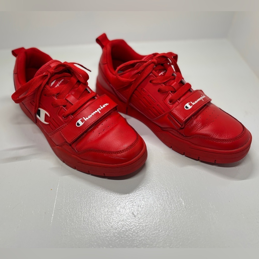 Champion 3 On 3 Low Sneakers Red | Boys Youth 9 (Fits Men’s 9) - Picture 3 of 11